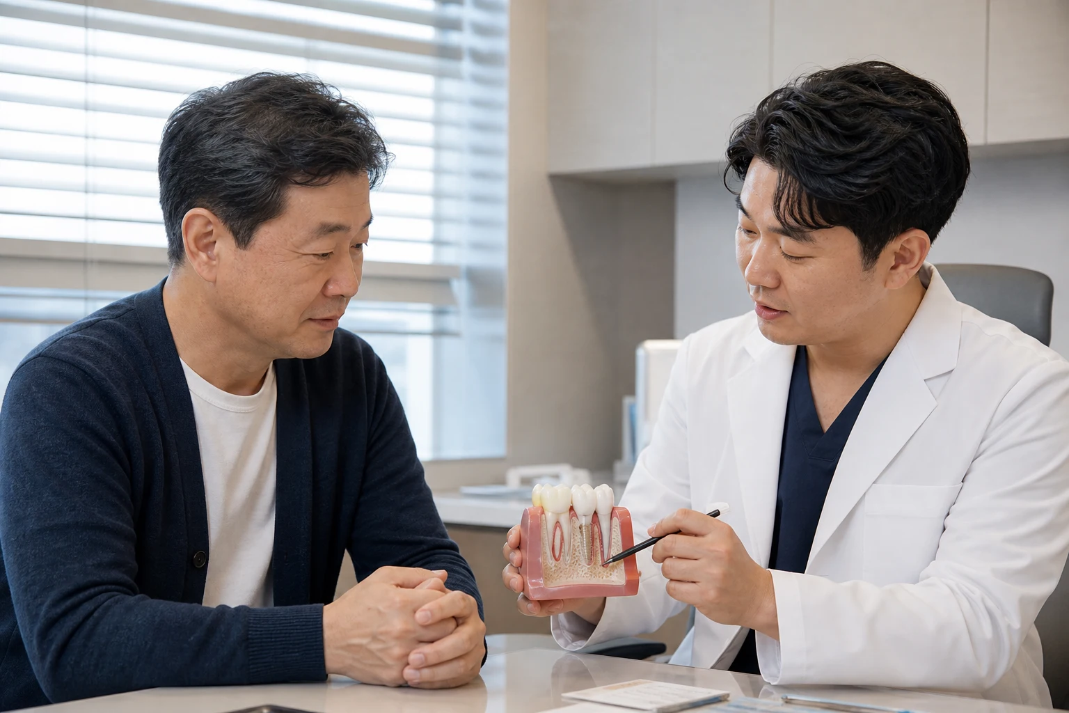 어금니 발치 후 뼈이식 시기 상담 안내 이미지